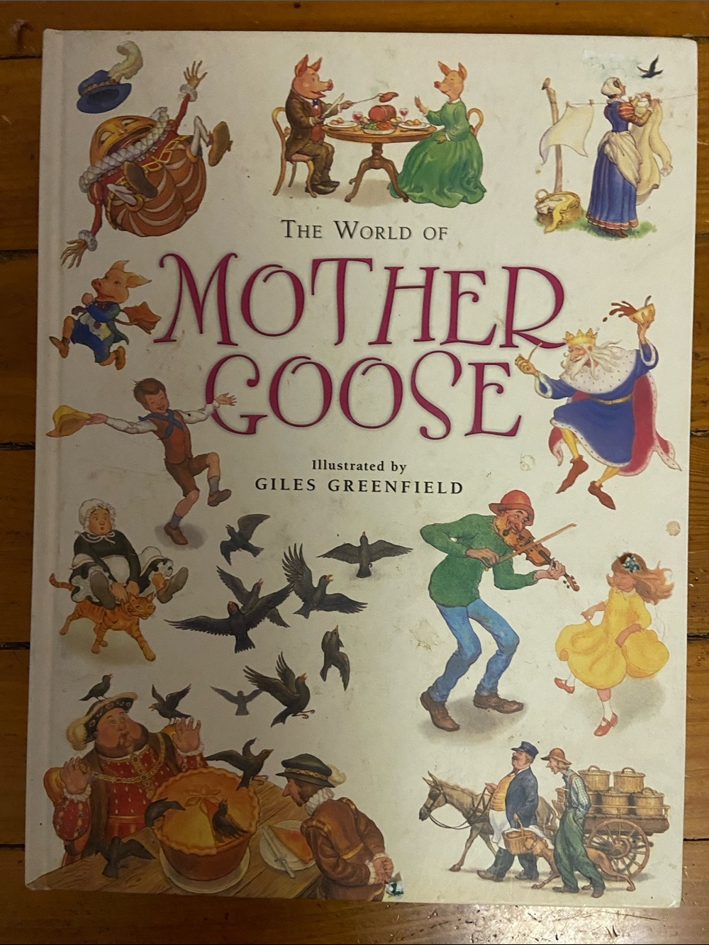 CLASSIC Mother Goose nursery rhyme rhymes beautiful Illustrated Children's Book